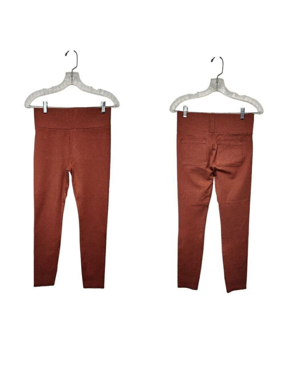 Lou & grey Orange High Waisted Ankle Length Casual Leggings size SM